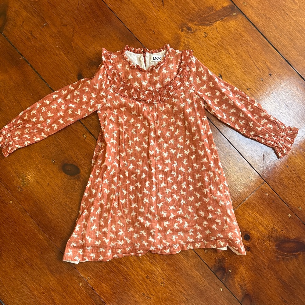 Molo girls dress (122-128)